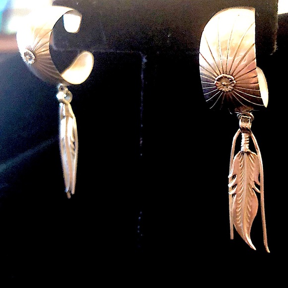 SOLD—-Sterling Silver Earrings - Picture 3 of 5